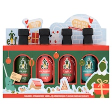 Elf Pancake Syrup Christmas Gift Set