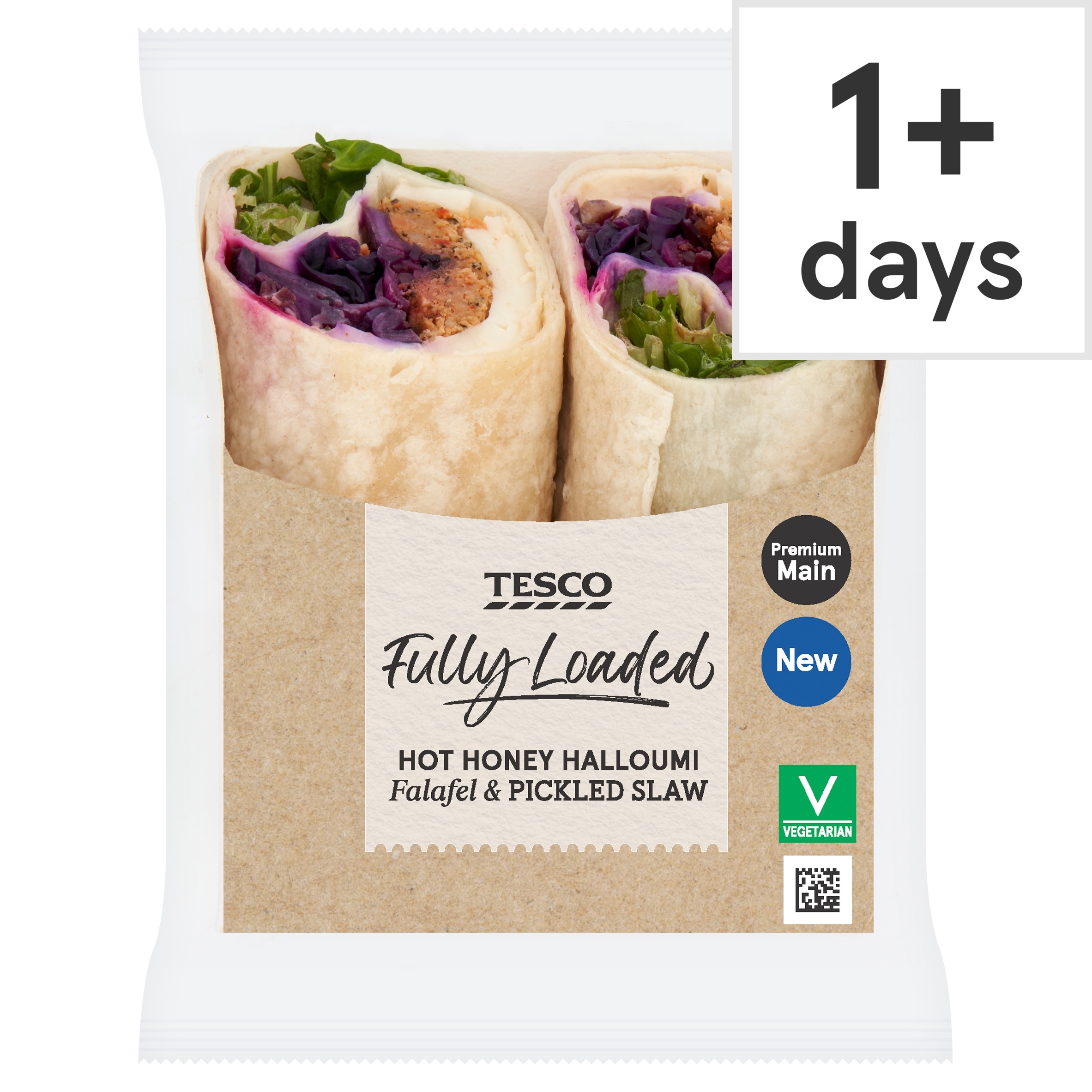 Tesco Fully Loaded Hot Honey Halloumi, Falafel and Pickled Slaw