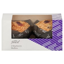 Tesco Finest Blueberry Muffin 2 pack thumbnail 2