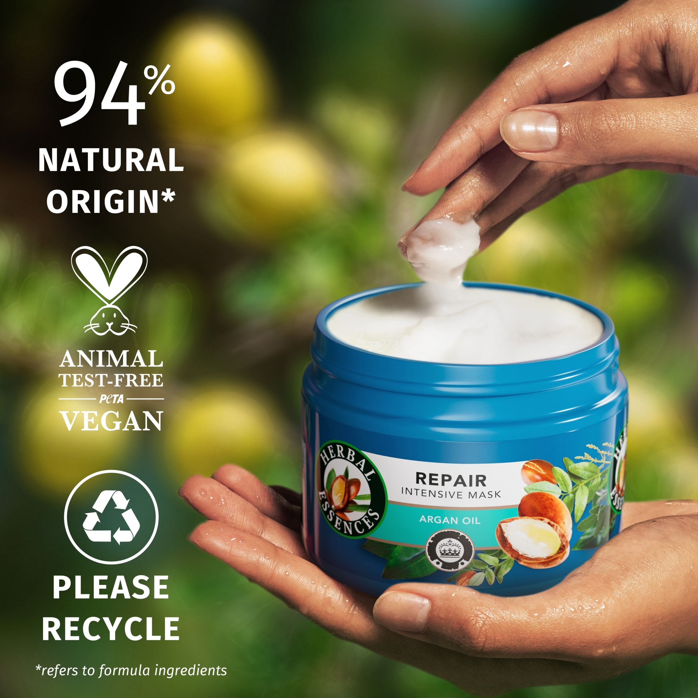 Herbal Essences REPAIR INTENSIVE MASK ARGAN OIL 300ML  thumbnail 4