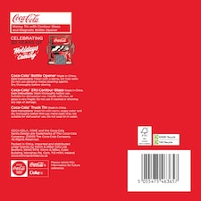 Coca-Cola Money Tin Truck With Glass & Bottle Opener Christmas Gift thumbnail 3