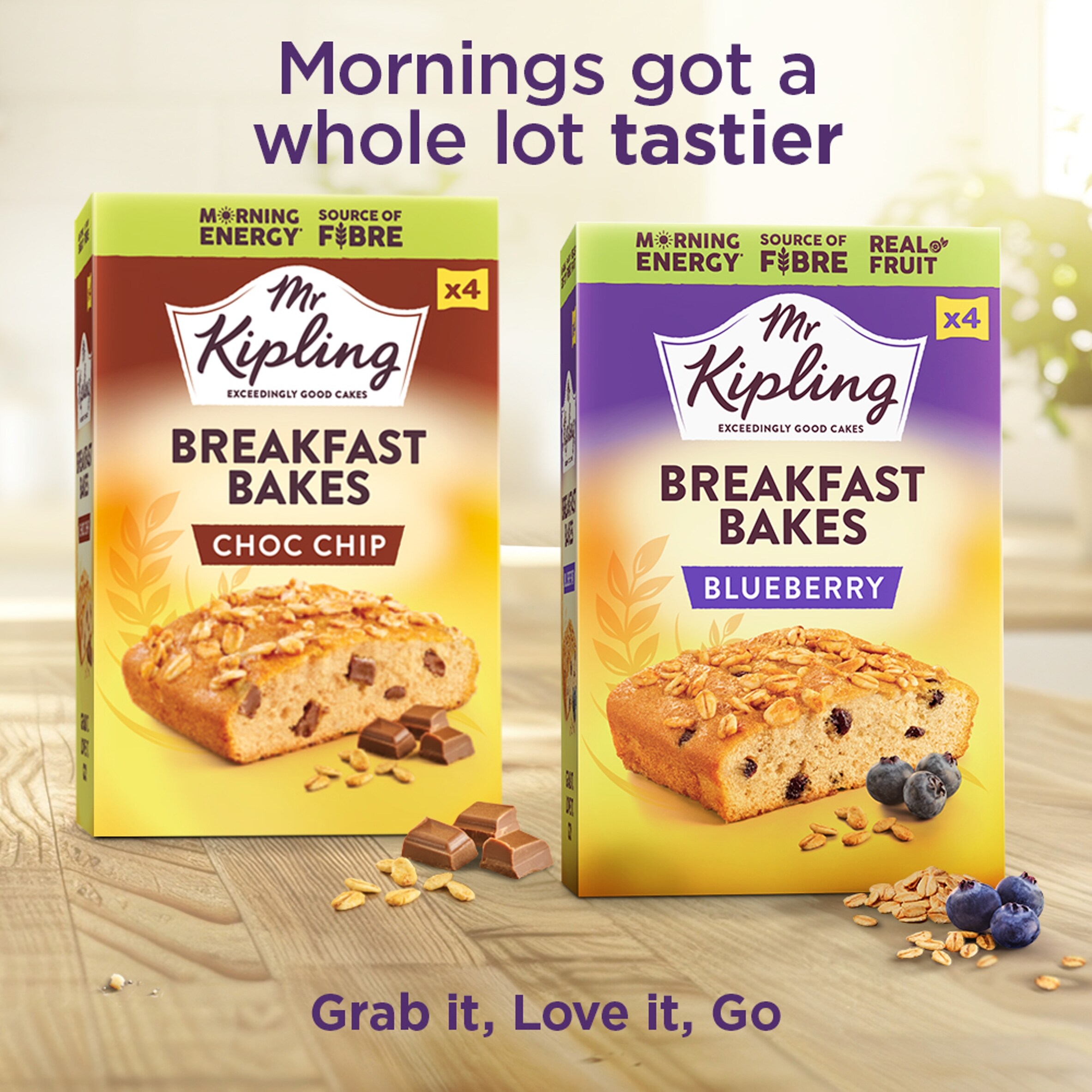  Mr Kipling Blueberry Breakfast Bakes Snack Cakes 4 pack thumbnail 5