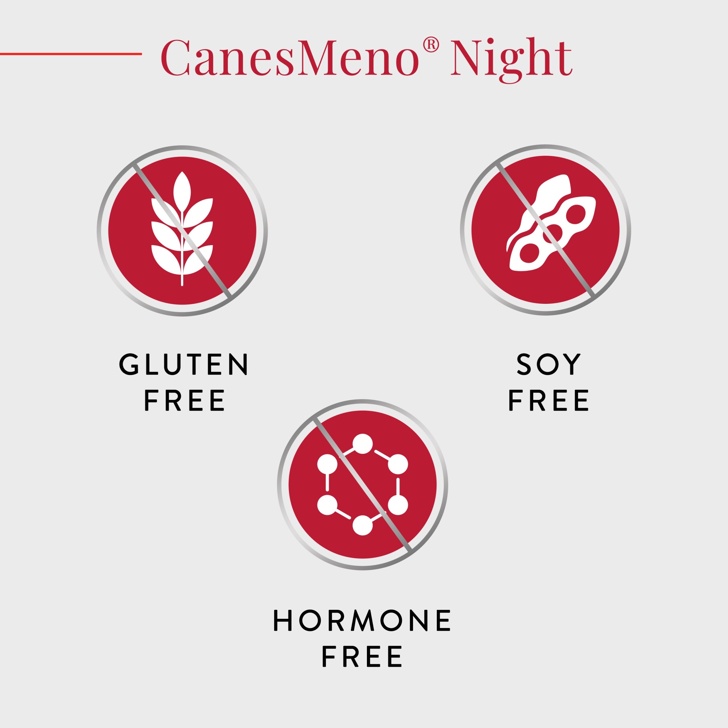 CanesMeno Menopause Support Night 30 tablets thumbnail 5