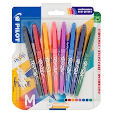 Pilot Erasable Frixion 8 Pack Assorted Colours