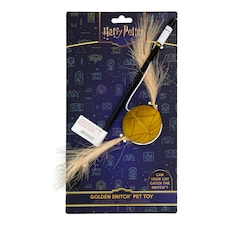 Harry Potter Golden Snitch Pet Cat Toy Stick Christmas Gift