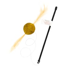 Harry Potter Golden Snitch Pet Cat Toy Stick Christmas Gift thumbnail 2