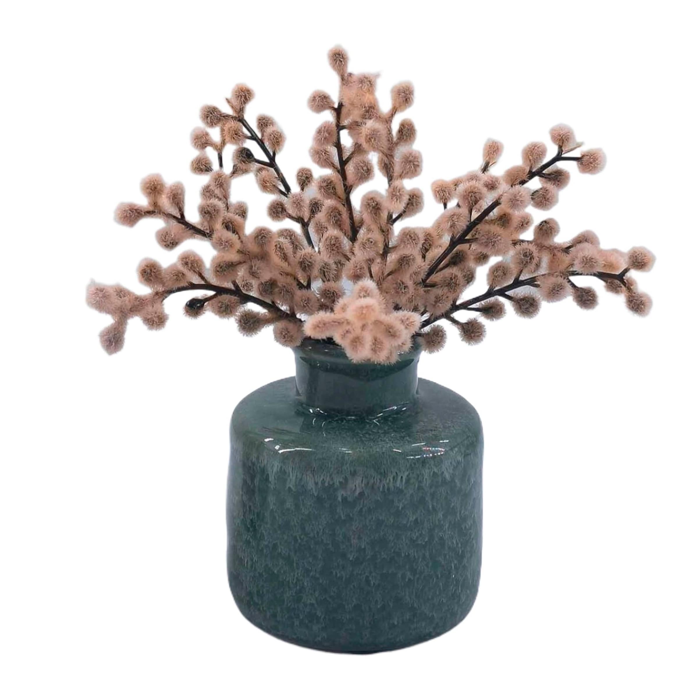 Bayswood artificial Mimosa In Ceramic Pot