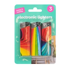 Keep it Handy Electronic Lighters 3pk