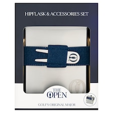 The Open Hipflask & Golf Accessories Christmas Gift Set