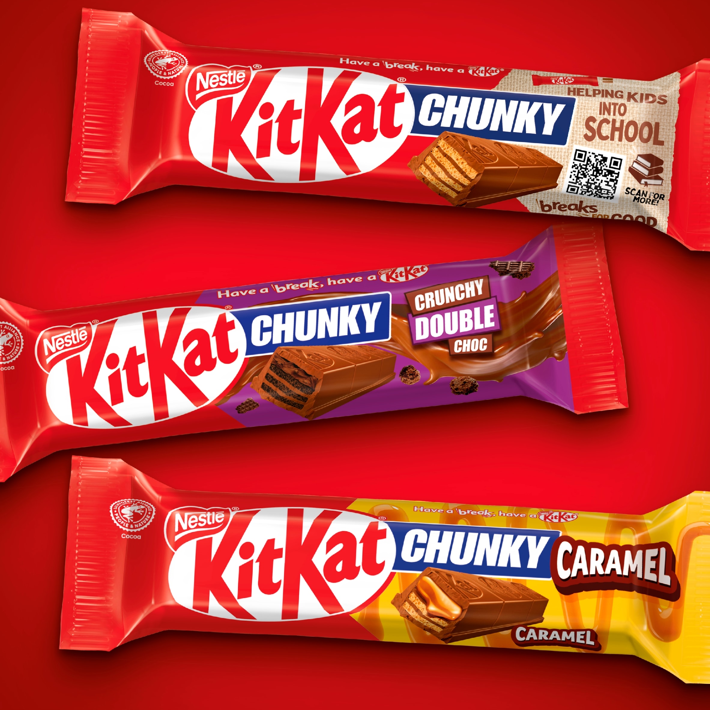 KitKat Chunky DUO Salted Caramel Chocolate Bar 68g thumbnail 4