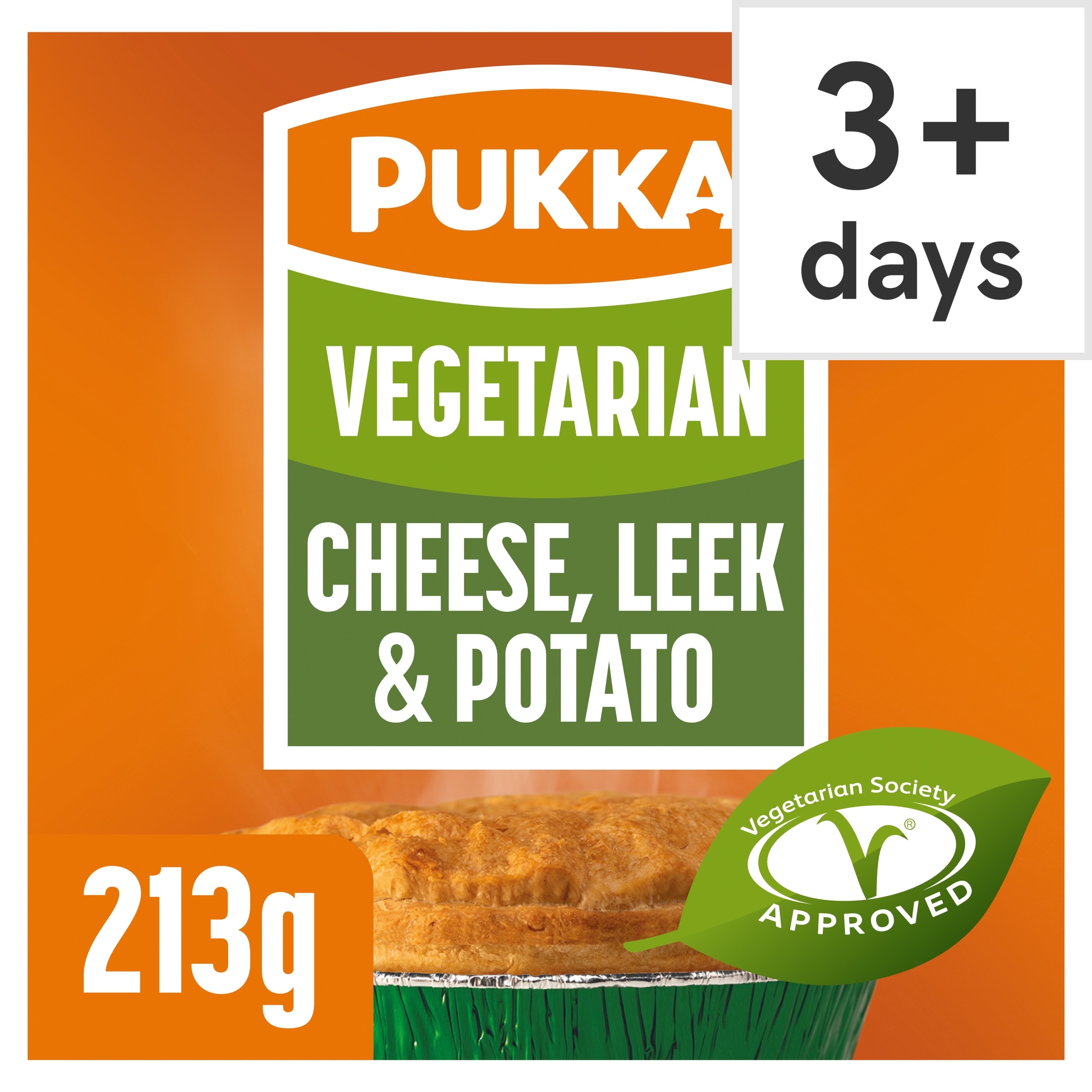 Pukka Vegetarian Cheese, Leek & Potato Pie