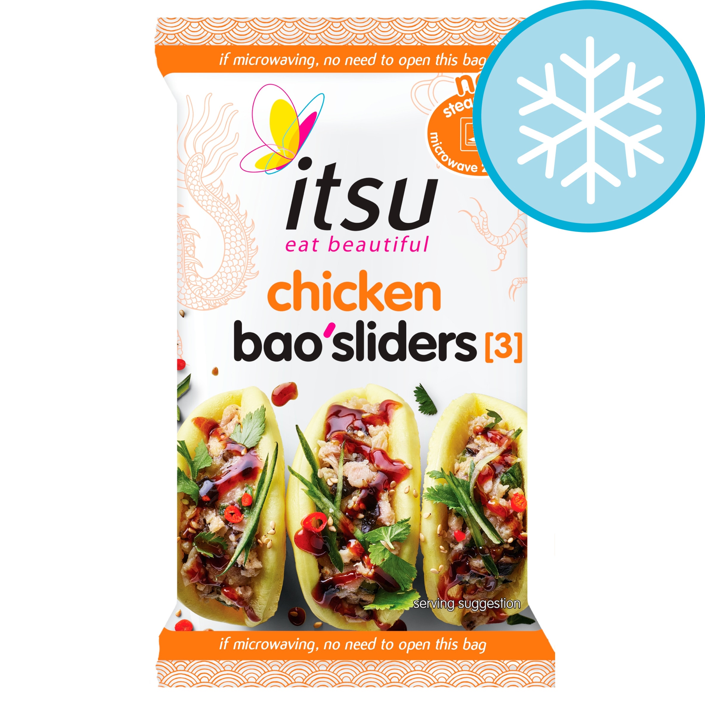 itsu chicken bao sliders 165g