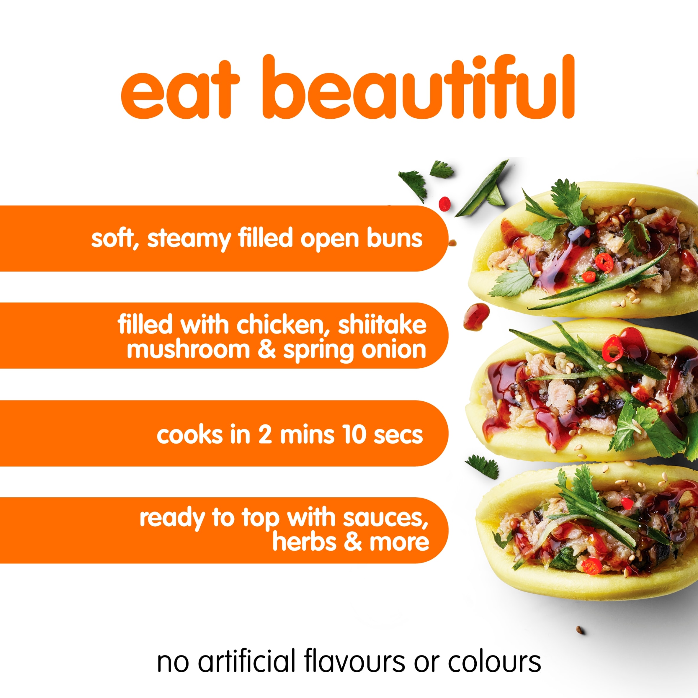 itsu chicken bao sliders 165g thumbnail 2