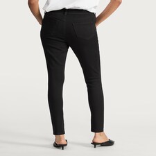 F&F Cotton Rich High Waisted Skinny Fit Jeggings in Black thumbnail 4