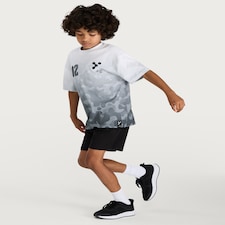 F&F Boys Pure Cotton Be Your Very Best Self Camouflage T-Shirt in White