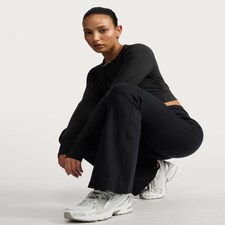 F&F Active Crossover Waist Yoga Trousers in Black thumbnail 4