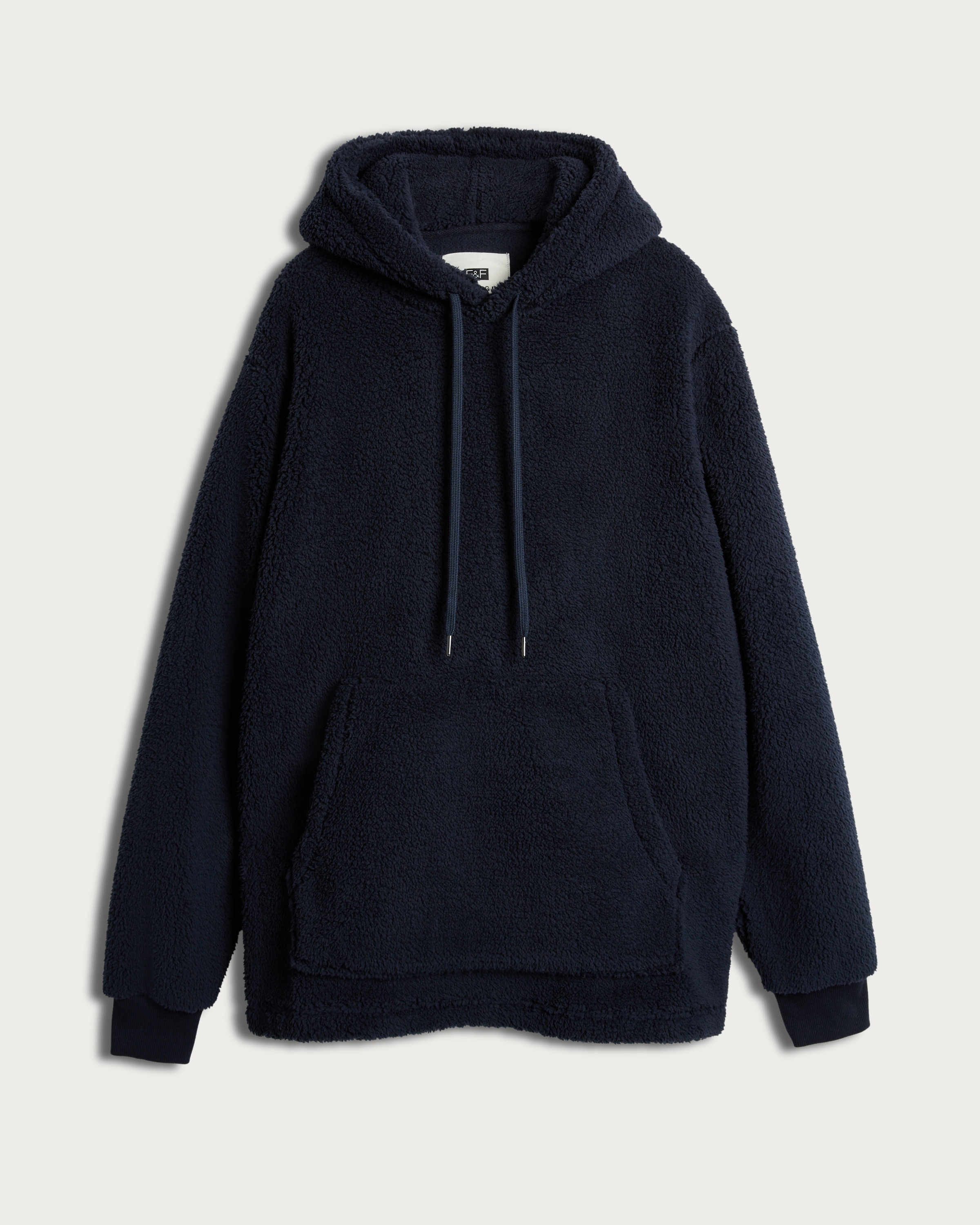 F&F Fleece Kangaroo Pocket Pyjama Hoodie in Navy thumbnail 4