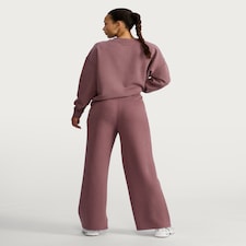 F&F Active Ribbed Wide Leg Joggers in Berry thumbnail 3