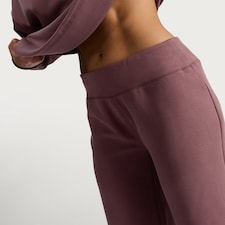 F&F Active Ribbed Wide Leg Joggers in Berry thumbnail 4