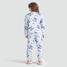 Disney Lilo and Stitch Minky Fleece Pyjamas in Grey thumbnail 5