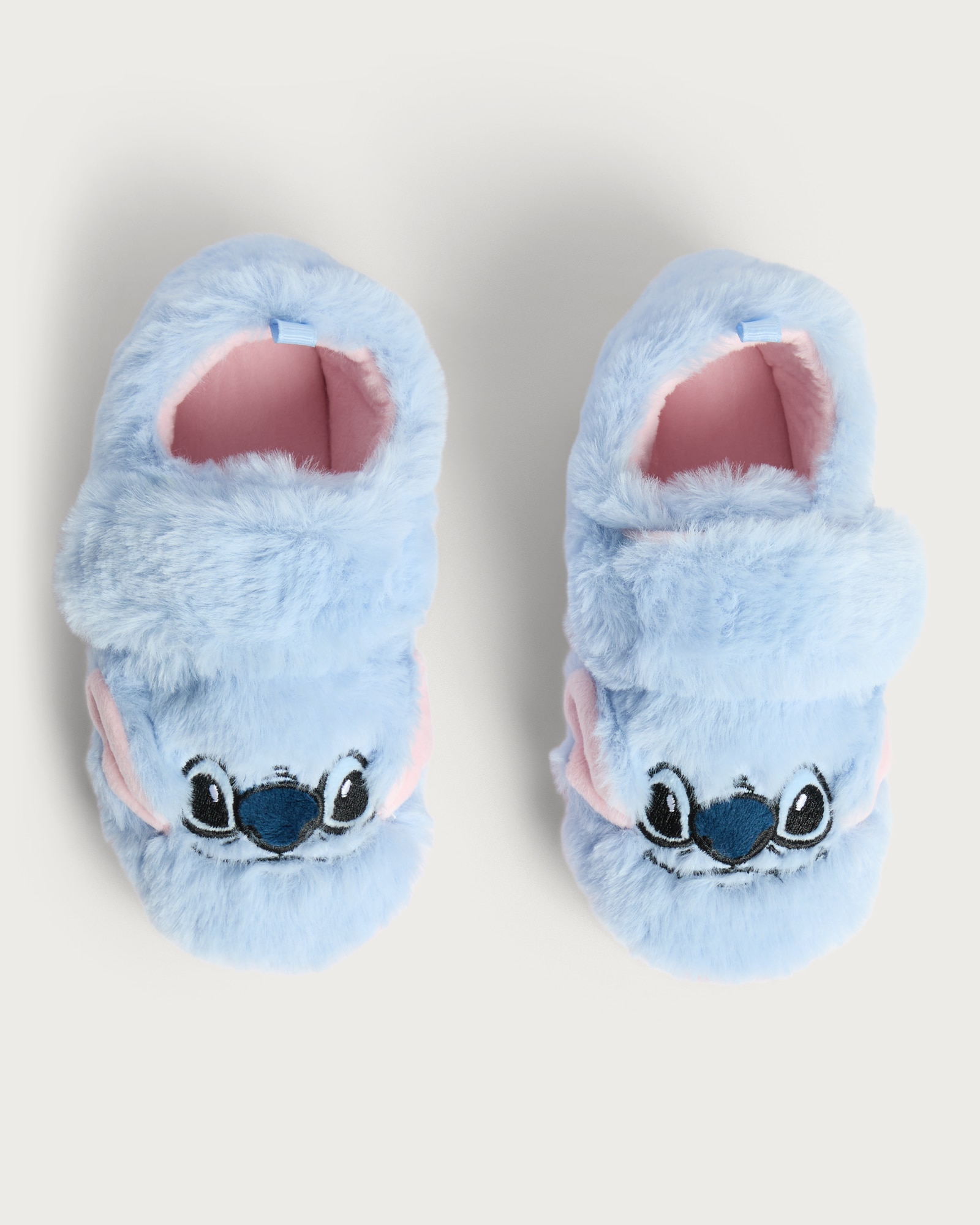 Disney Lilo & Stitch Embroidered Fluffy Slippers in Pink thumbnail 2