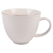 F&F Home Cream Rib Cappuccino Mug