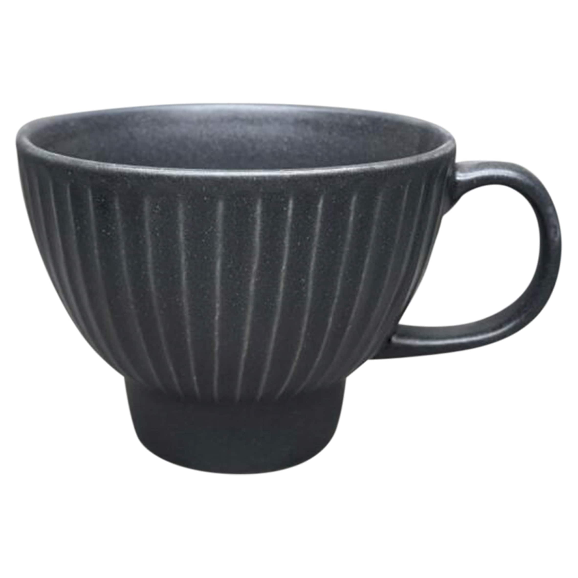 F&F Home Black Vienna Cappuccino Mug