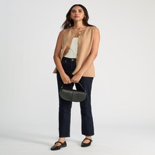 F&F Cotton Rich Slim Ankle Grazer Jeans in Navy thumbnail 2