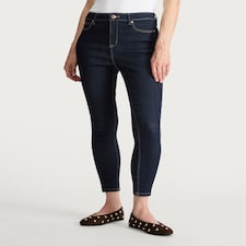 F&F Contour Skinny Jeans in Navy thumbnail 3