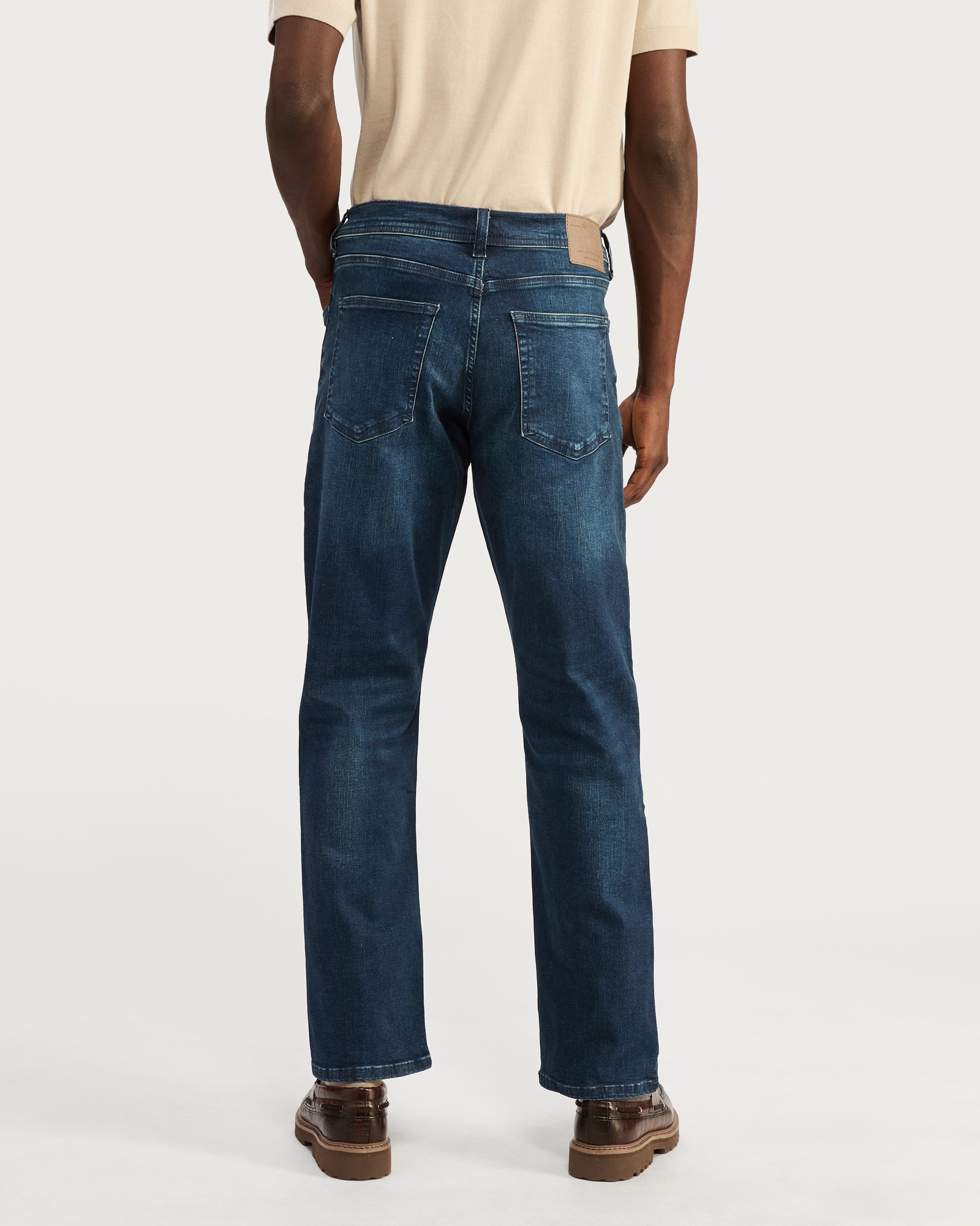 F&F FREEF!T® Straight Leg Jeans in Navy thumbnail 3