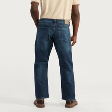 F&F Straight FREEF!T® Leg Jeans in Navy thumbnail 3