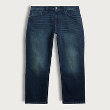 F&F Straight FREEF!T® Leg Jeans in Navy thumbnail 4