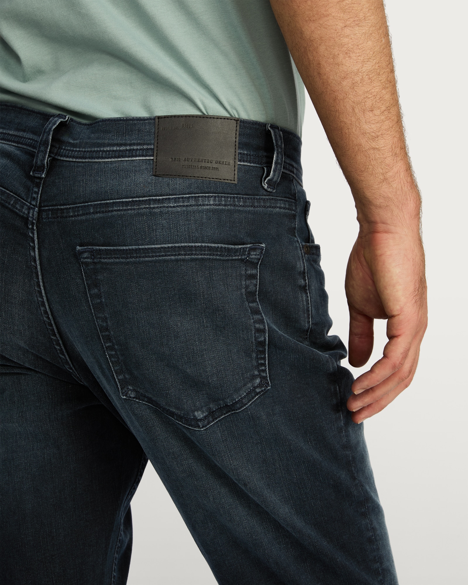 F&F Slim Leg FREEFIT® Jeans in Navy thumbnail 3