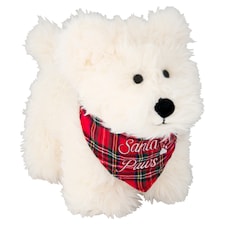 Tesco Festive Westie Soft Plush Toy Christmas Gift