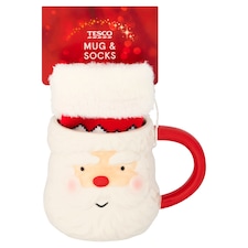 Tesco Letters to Santa Mug & Socks Christmas Gift Set
