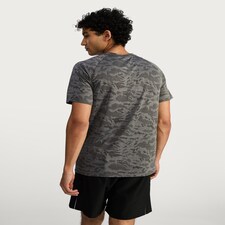 F&F Active Camouflage Print Short Sleeved Running T-Shirt in Grey thumbnail 4