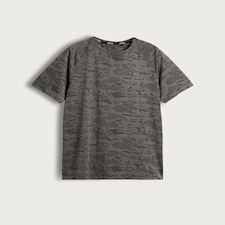 F&F Active Camouflage Print Short Sleeved Running T-Shirt in Grey thumbnail 5