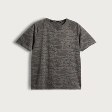 F&F Active Camouflage Print Short Sleeved Running T-Shirt in Grey thumbnail 5