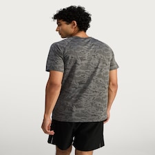 F&F Active Camouflage Print Short Sleeved Running T-Shirt in Grey thumbnail 4