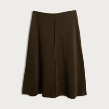 F&F Centre Seam Co-ord Midi Skirt in Olive thumbnail 4
