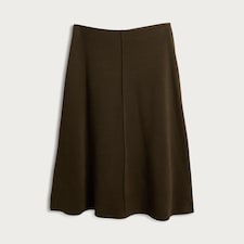 F&F Centre Seam Co-ord Midi Skirt in Olive thumbnail 4