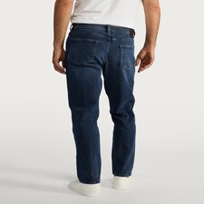 F&F Cotton Rich Straight Fit Jeans in Navy thumbnail 2