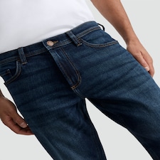 F&F Cotton Rich Straight Leg Jeans in Navy