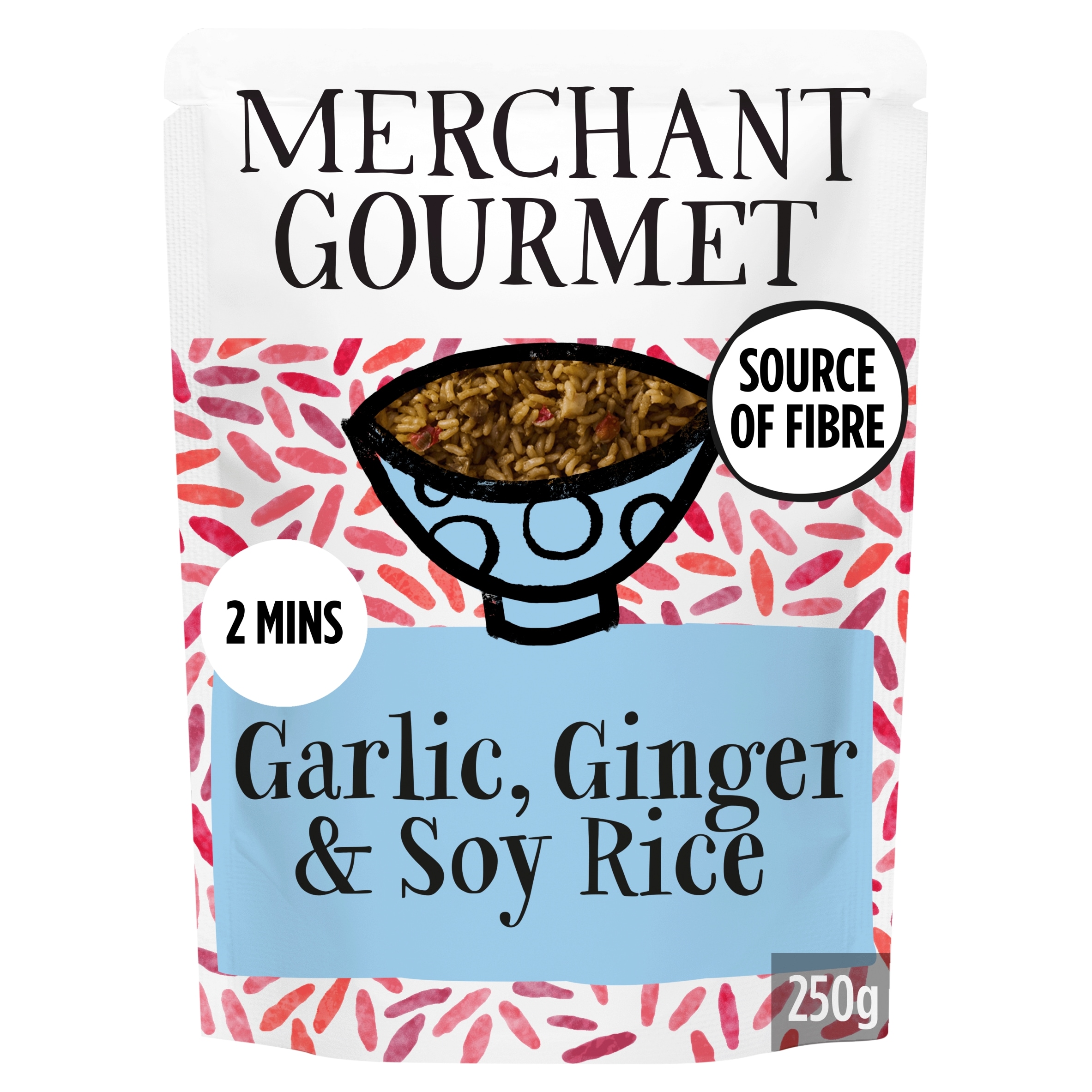 Merchant Gourmet Garlic, Ginger & Soy Rice 250g