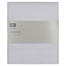 F&F Home white tablecloth