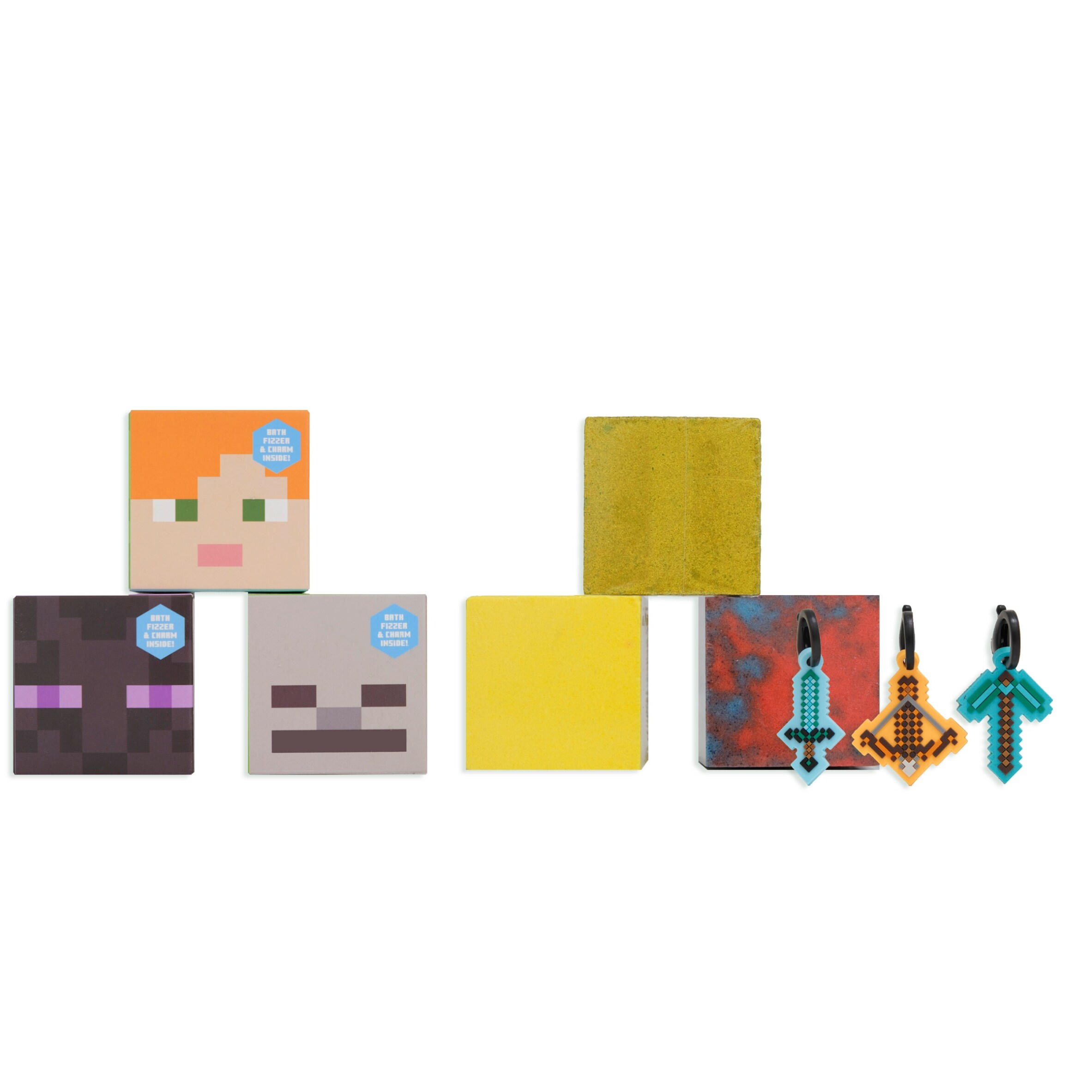Minecraft bath fizzer and collectable charm 150g thumbnail 3