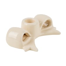Candlelight Ceramic Bow Candle Holder thumbnail 3