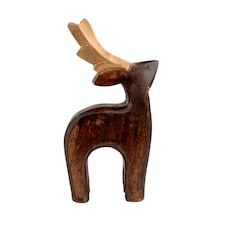 Candlelight Wooden Reindeer Object