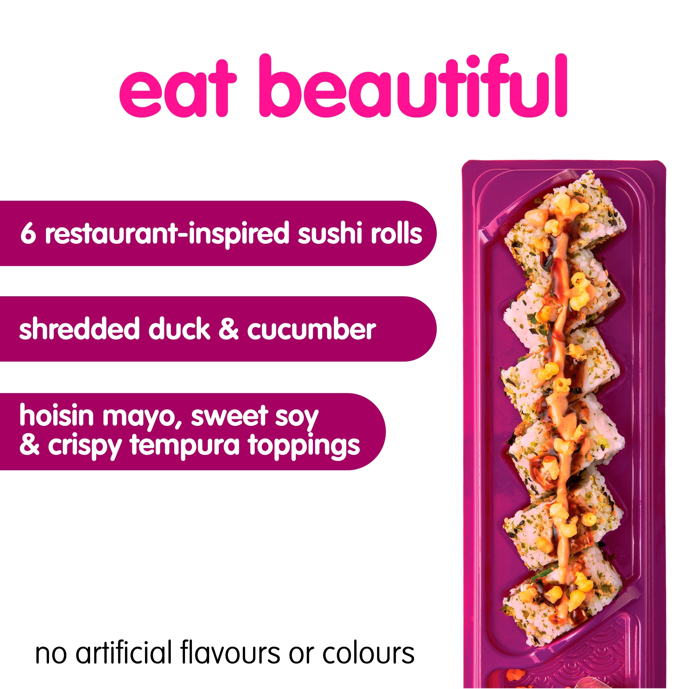 Itsu Hoisin Duck Dragon Roll 203g thumbnail 2