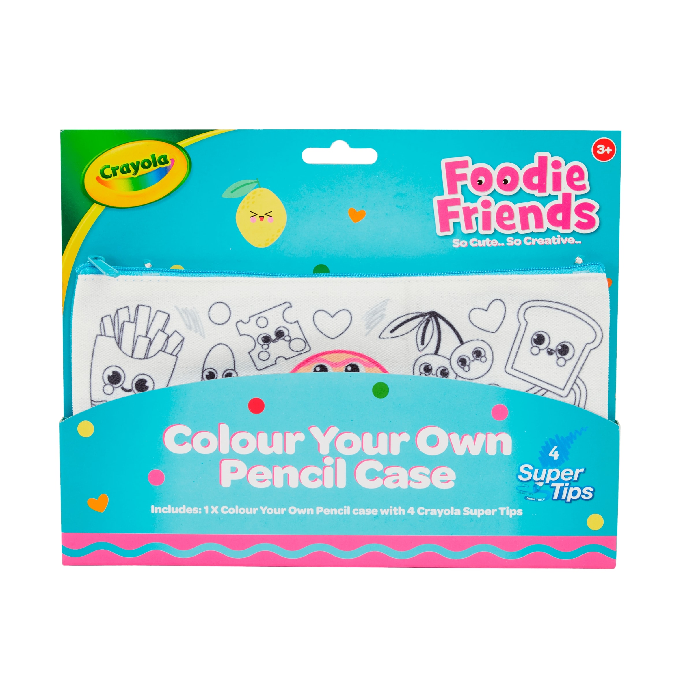 Crayola CYO Pencil Case Foodie Friends